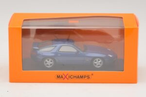 Porsche 928 Modrá Metalíza Maxichamps 1:43 940068101 Kov – obrázok 4 z 4