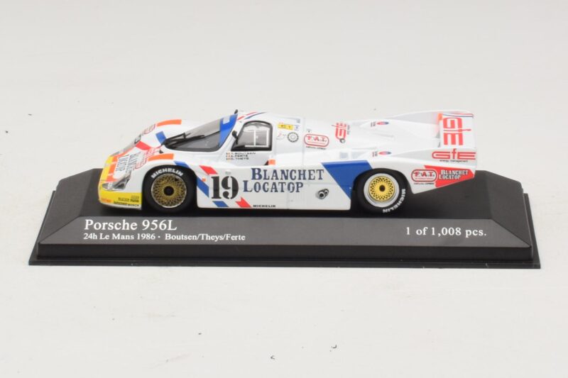 Porsche 956L #19 T. Boutsen / D. Theys 24 Hours of Le Mans 1986 Minichamps 1:43 Porsche 956L #19 T. Boutsen / D. Theys 24 Hours of Le Mans 1986 Minichamps 1:43 430866519 Kov