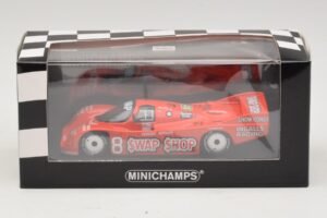 Porsche 962 IMSA #8 A.J. Foyt / B. Wollek 12 Hours of Sebring 1985 Minichamps 1:43 400856508 Kov – obrázok 4 z 4