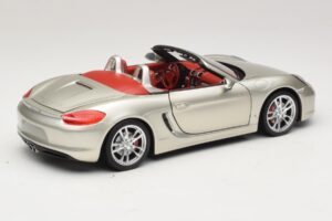 Porsche Boxster S 987 Šedá Metalíza Minichamps 1:18 110062030 Kov – obrázok 3 z 8
