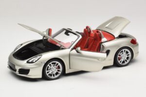 Porsche Boxster S 987 Šedá Metalíza Minichamps 1:18 110062030 Kov – obrázok 2 z 8