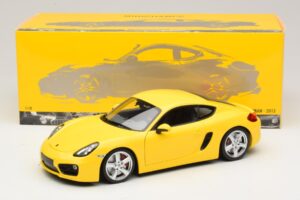 Porsche Cayman 981 Žltý Minichamps 1:18 110062220 Kov – obrázok 8 z 8