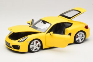 Porsche Cayman 981 Žltý Minichamps 1:18 110062220 Kov – obrázok 2 z 8
