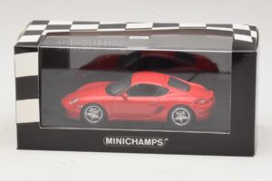 Porsche Cayman 987 S Červený Minichamps 1:43 400065620 Kov – obrázok 4 z 4