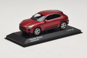 Porsche Macan 95B Červená Metalíza Minichamps 1:43 410062600 Kov – obrázok 2 z 4
