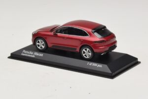 Porsche Macan 95B Červená Metalíza Minichamps 1:43 410062600 Kov – obrázok 3 z 4
