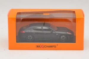 Porsche Panamera 970 Turbo Matná Čierna Maxichamps 1:43 940062370 Kov – obrázok 4 z 4