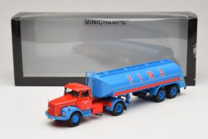 Scania L110S Tanksattelzug FINA Minichamps 1:43 499126970 Kov – obrázok 6 z 6