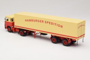 Scania LB111S Koffersattelzug Hamburger Spedition Minichamps 1:43 499123880 Kov – obrázok 5 z 6