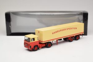 Scania LB111S Koffersattelzug Hamburger Spedition Minichamps 1:43 499123880 Kov – obrázok 6 z 6