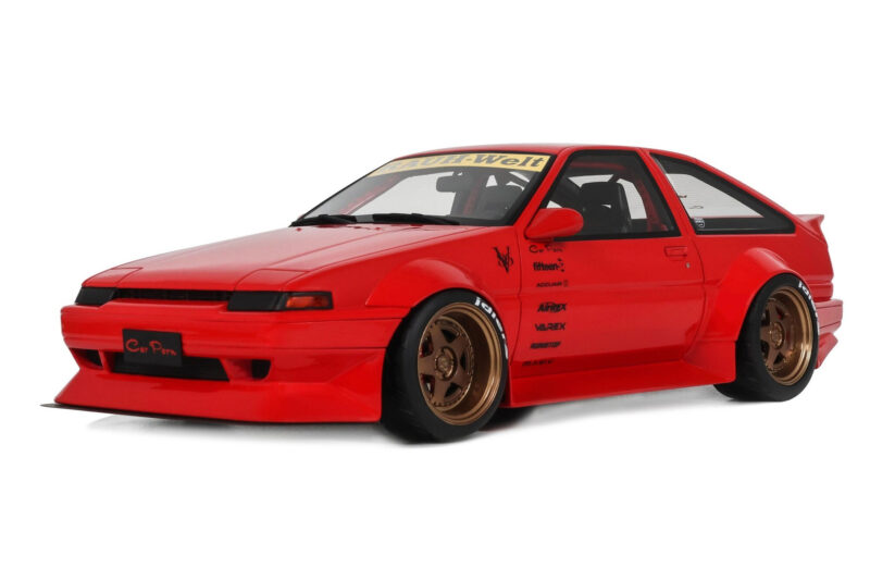 Toyota Sprinter Trueno AE86 Widebody Rosso Corsa Otto 1:18 OT1278 Živica