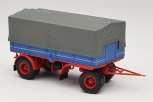 Nákladný Príves Modrý Červený Minichamps 1:43 439159092 Kov – obrázok 4 z 6