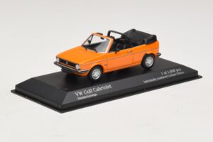 Volkswagen Golf Mk1 Kabriolet Oranžová Minichamps 1:43 400055131 Kov – obrázok 2 z 4