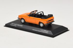 Volkswagen Golf Mk1 Kabriolet Oranžová Minichamps 1:43 400055131 Kov – obrázok 3 z 4