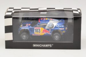 Volkswagen Race Touareg #103 B. Saby / R. Perin Winner Rally Por Las Pampas 2005 Náhradná Škatuľa Minichamps 1:43 436055303-R – obrázok 4 z 4