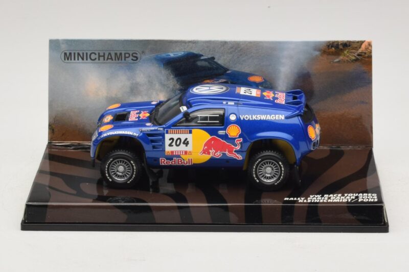 Volkswagen Race Touareg Red Bull #204 J. Kleinschmidt / F. Pons Dakar Rally 2005 Minichamps 1:43 436045304 Kov