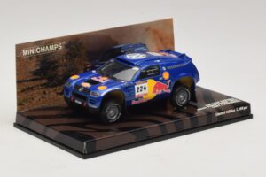 Volkswagen Race Touareg Red Bull #224 B. Saby / Stevenson Dakar Rally 2005 Minichamps 1:43 436045324 Kov – obrázok 2 z 5