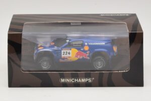 Volkswagen Race Touareg Red Bull #224 B. Saby / Stevenson Dakar Rally 2005 Minichamps 1:43 436045324 Kov – obrázok 5 z 5