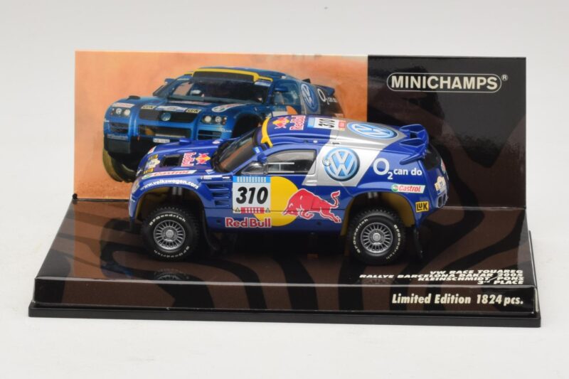 Volkswagen Race Touareg Red Bull #310 J. Kleinschmidt / F. Pons Dakar Rally 2005 Minichamps 1:43 436055310 Kov