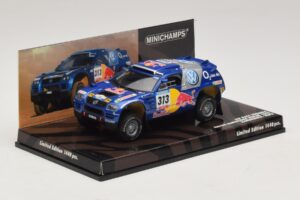 Volkswagen Race Touareg Red Bull #313 J. Kankkunen / J. Repo Dakar Rally 2005 Minichamps 1:43 436055313 Kov – obrázok 2 z 5