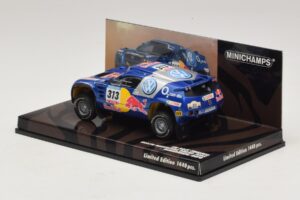 Volkswagen Race Touareg Red Bull #313 J. Kankkunen / J. Repo Dakar Rally 2005 Minichamps 1:43 436055313 Kov – obrázok 3 z 5
