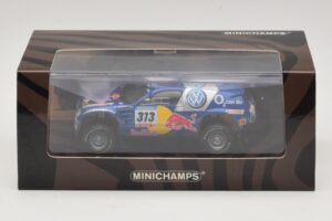 Volkswagen Race Touareg Red Bull #313 J. Kankkunen / J. Repo Dakar Rally 2005 Minichamps 1:43 436055313 Kov – obrázok 5 z 5