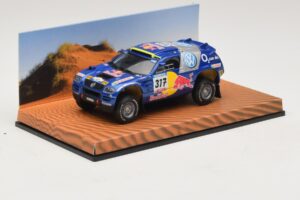 Volkswagen Race Touareg Red Bull #317 Edícia Pre Predajcov 2005 Minichamps 1:43 7LO099400PD317 Kov – obrázok 2 z 5