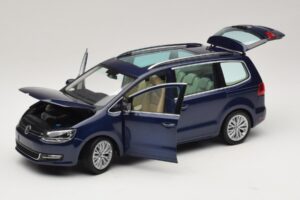 Volkswagen Sharan Blue Metallic Minichamps 1:18 110051000 Kov – obrázok 2 z 8
