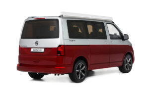 Volkswagen T6.1 California Ocean Tornado Red / Reflex Silver Otto 1:18 OT1342 Živica – obrázok 2 z 5