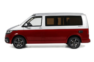 Volkswagen T6.1 California Ocean Tornado Red / Reflex Silver Otto 1:18 OT1342 Živica – obrázok 3 z 5