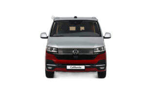 Volkswagen T6.1 California Ocean Tornado Red / Reflex Silver Otto 1:18 OT1342 Živica – obrázok 4 z 5