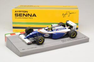 Williams FW16 Renault #2 A. Senna San Marino GP 1994 Minichamps 1:18 543941833 Kov – obrázok 6 z 7