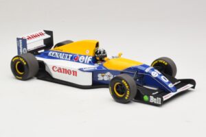 Williams Renault FW15C #0 D. Hill 1993 Minichamps 1:18 180930000 Kov – obrázok 4 z 7