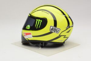Prilba AGV V. Rossi MotoGP Valencia Test 2009 Minichamps 1:2 327100066 Diecast – obrázok 2 z 7