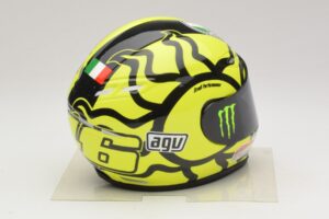 Prilba AGV V. Rossi MotoGP Valencia Test 2009 Minichamps 1:2 327100066 Diecast – obrázok 4 z 7