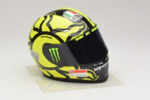Prilba AGV V. Rossi MotoGP Valencia Test 2009 Minichamps 1:2 327100066 Diecast – obrázok 5 z 7