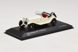 Alfa Romeo 6C 1750 G.S. Biely Minichamps 1:43 400120430 Kov – obrázok 2 z 5