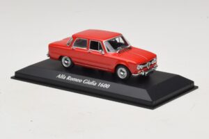 Alfa Romeo Giulia 1600 Červený Maxichamps 1:43 940120901 Kov – obrázok 3 z 5