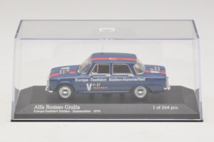 Alfa Romeo Giulia Europa-Testfahrt Sizilien-Hammerfest Minichamps 1:43 400120905 Kov – obrázok 4 z 5