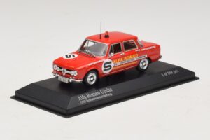 Alfa Romeo Giulia ONS Rennstreckensicherung 1973 Minichamps 1:43 400120994 Kov – obrázok 2 z 5