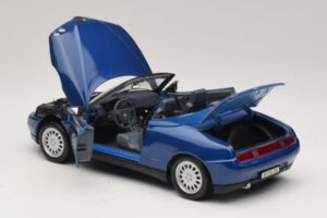 Alfa Romeo Spider 916 Modrý Maisto 1:18 31831 Kov – obrázok 5 z 8