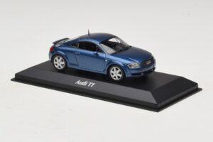 Audi TT 8N Modrá Metalíza Maxichamps 1:43 940017220 Diecast – obrázok 3 z 5