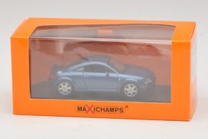 Audi TT 8N Modrá Metalíza Maxichamps 1:43 940017220 Diecast – obrázok 5 z 5