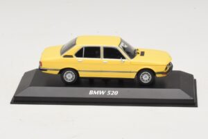 BMW 520 E12 Žltý Maxichamps 1:43 940023001 Kov