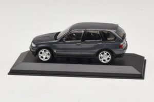 BMW X5 E53 4.4i Šedá Metalíza Náhradná Škatuľa Minichamps 1:43 80420393166-R1 Diecast