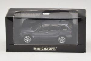 BMW X5 E53 4.4i Šedá Metalíza Náhradná Škatuľa Minichamps 1:43 80420393166-R1 Diecast – obrázok 5 z 5