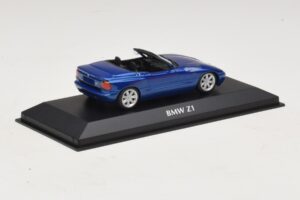 BMW Z1 E30 Modrá Metalíza Maxichamps 1:43 940020101 Diecast – obrázok 2 z 5