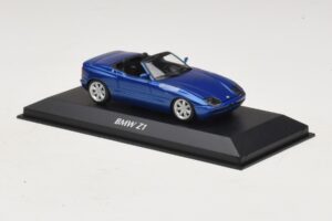 BMW Z1 E30 Modrá Metalíza Maxichamps 1:43 940020101 Diecast – obrázok 3 z 5