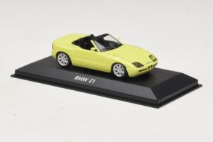 BMW Z1 E30 Žltý Maxichamps 1:43 940020100 Diecast – obrázok 3 z 5