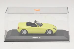 BMW Z1 E30 Žltý Maxichamps 1:43 940020100 Diecast – obrázok 4 z 5